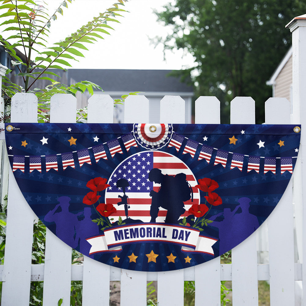 US Military Memorial Day Fan Flag Independence Day Merch 4Th Of July Decor - Printvoro