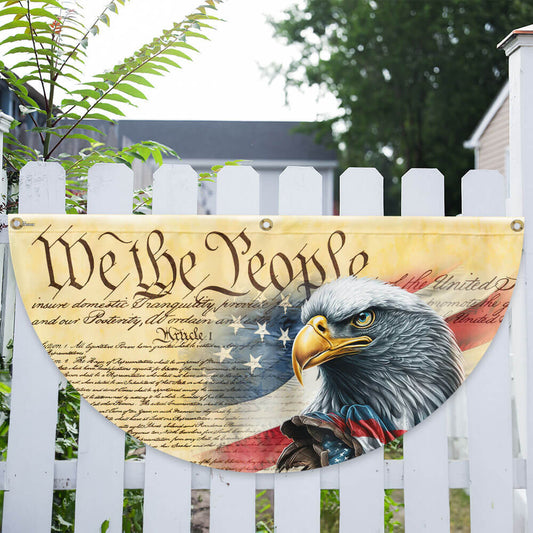 Happy 4th Of July Fan Flag We The People Outdoor Decor Patriotic Gifts For Him - Printvoro