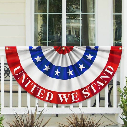 Happy 4th Of July Fan Flag United We Stand Flag Outdoor Decor Gift For Dad - Printvoro