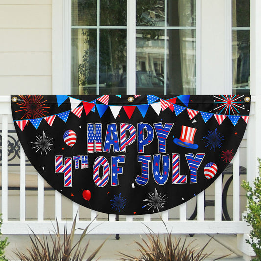 Happy 4th Of July Fan Flag America 250Th Anniversary Outdoor Decor Gift For Men - Printvoro