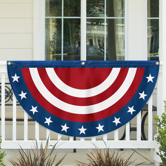 Happy 4th Of July Fan Flag America's 250 Birthday Outdoor Decor Gift For Dad - Printvoro