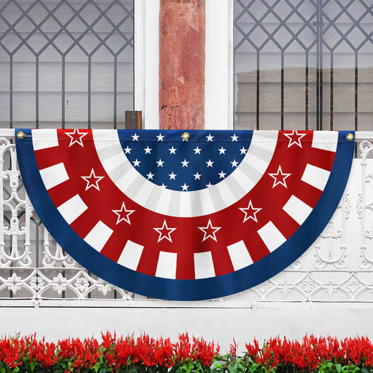 Happy 4th Of July Fan Flag Independence Day 1776 2026 Outdoor Decor Gift For Him - Printvoro