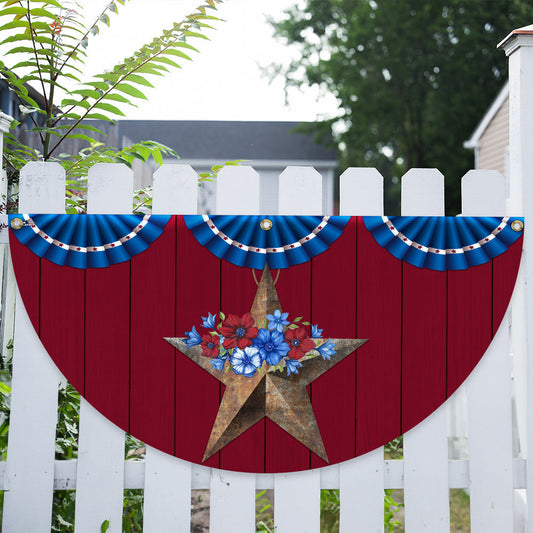 Happy 4th Of July Fan Flag God Bless America Flag Outdoor Decor Unique Gift Ideas For Dad - Printvoro