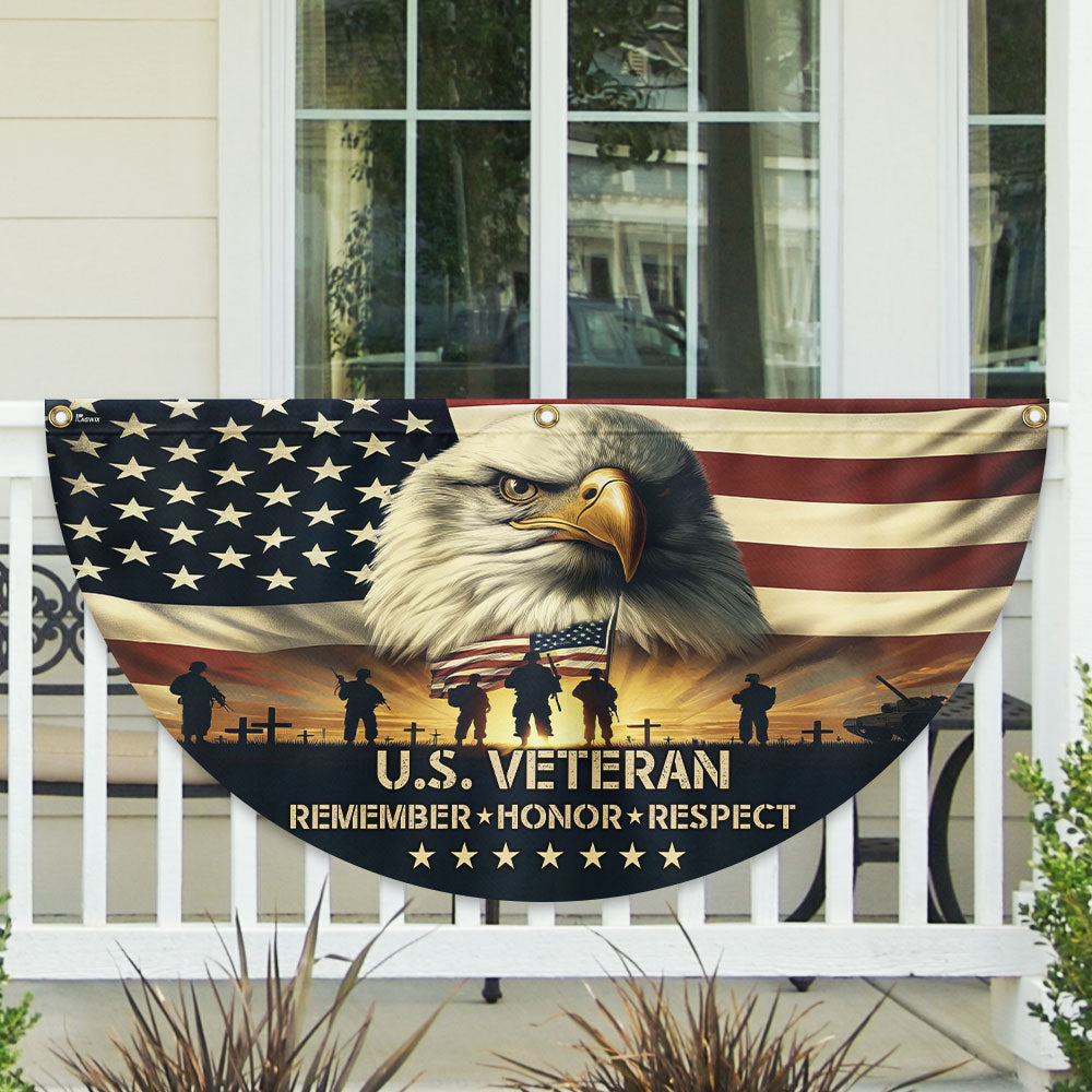 US Military Remember Honor Respect Fan Flag Independence Day Merch 4Th Of July Decor - Printvoro