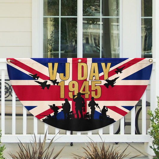 US Veterans VJ Day Celebrate Victory Over Japan Day Fan Flag Memorial Day Merch Patriotic Decor - Printvoro