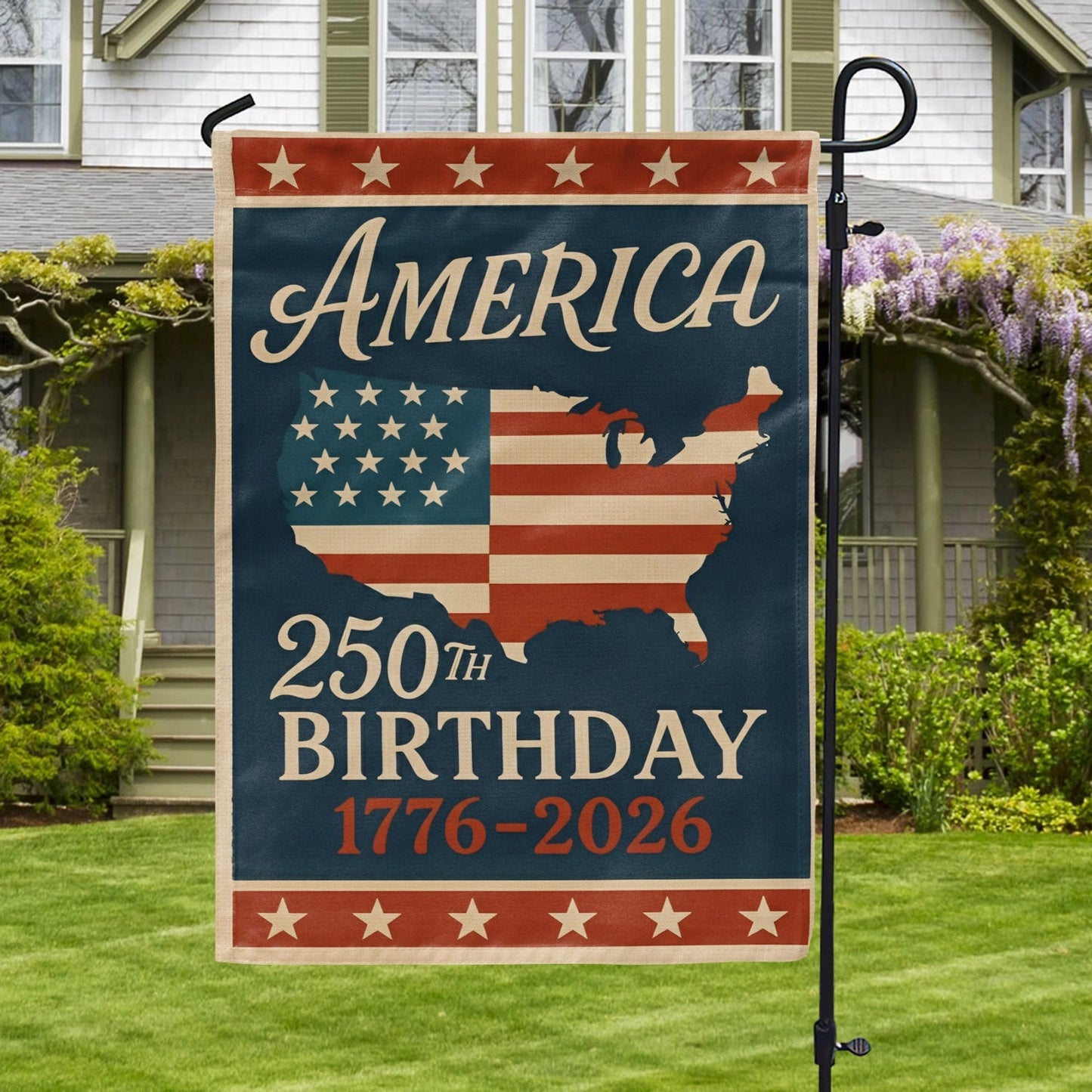 Celebrating 250 Years Of America Flag 4Th Of July Decorations Gifts For Patriotic - Pvr