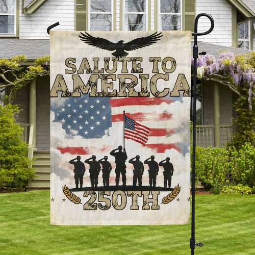 USA 250 Years Strong Flag 4Th Of July Outdoor Home Decorations - Pvr