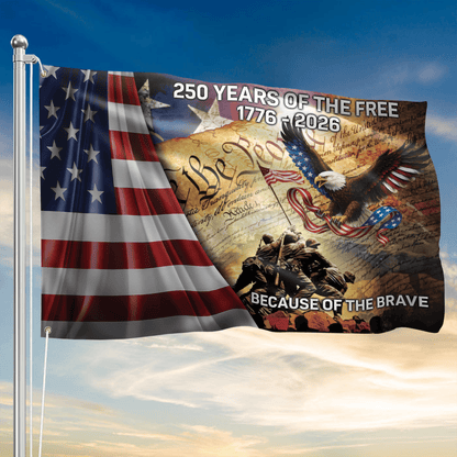 America 250 Years Flag 1776 2026 USA Independence House Decor Gift For Men - Printvoro