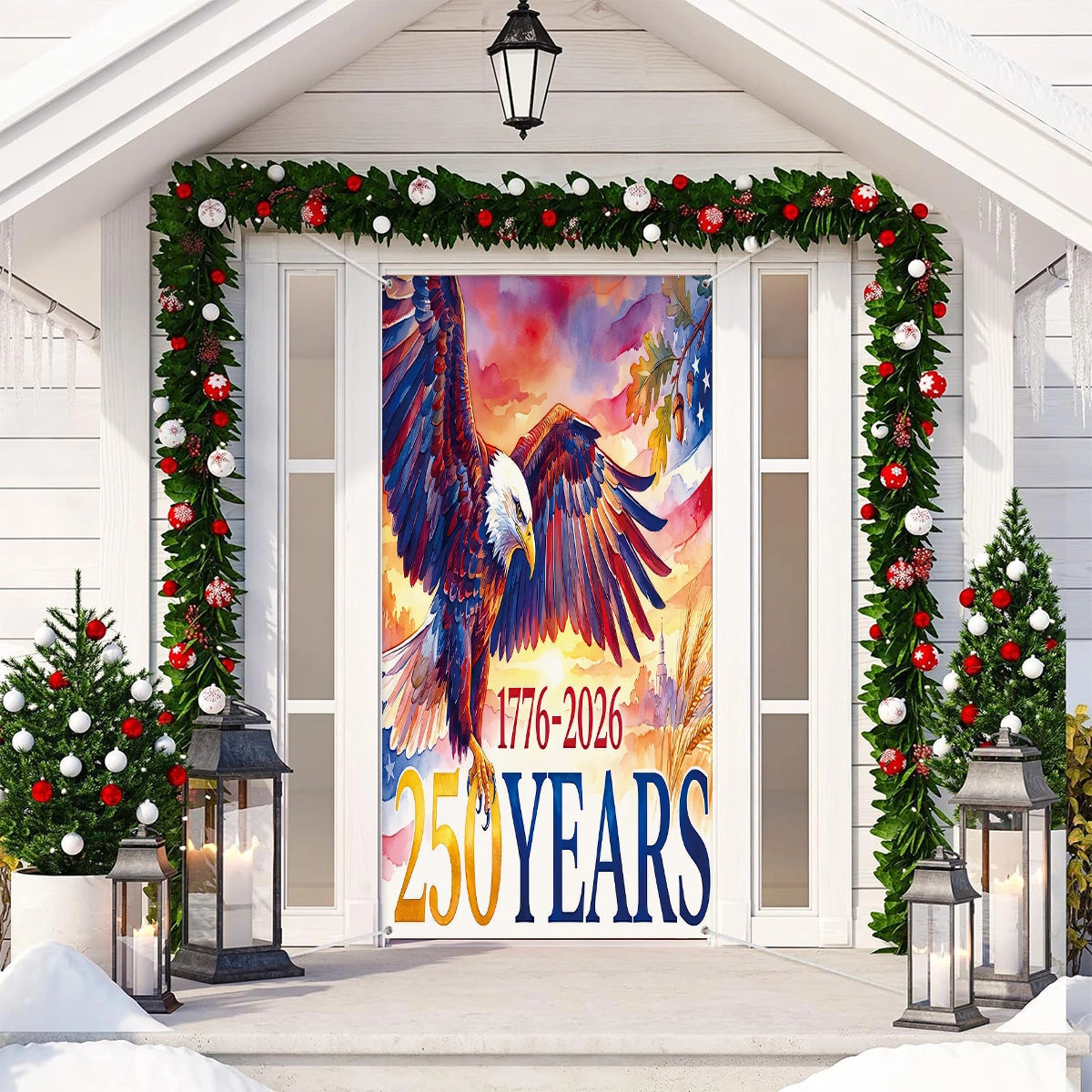 250 Years Of Americac 4Th Of July Outdoor Decor Present Gifts For Home - Pvr