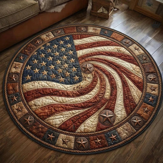 Heritage America Celebrates 250Th Anniversary Doormat US Flag Round Mat Living Room Decor Ideas - Printvoro