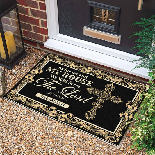 Personalized Serve The Lord Doormat America 250Th Anniversary Front Door Mat Patriotic Gifts - Printvoro