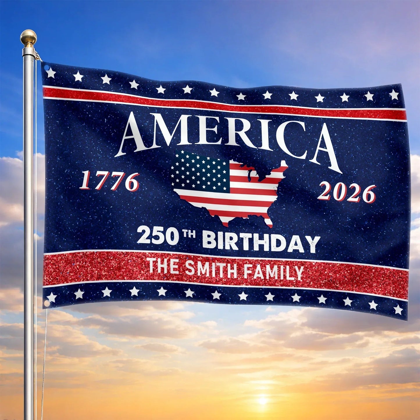 Personalized We The People Statue Of Liberty Flag 250th Anniversary Merch 4th Of July Decor - Printvoro