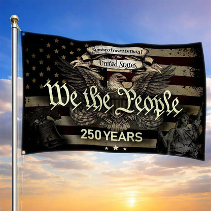 Semiquincentennial Of The United States Flag We The People Merch Patriotic Decor - Printvoro