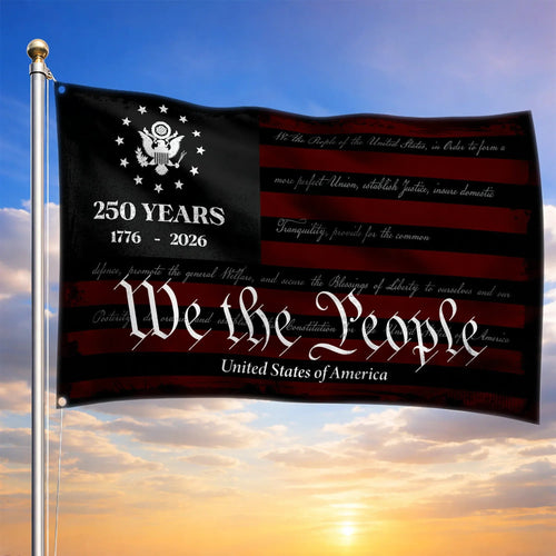 United States Of America Flag We The People 250 Years Merch Patriotic Decor - Printvoro