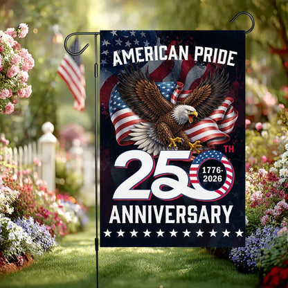 American Pride 250th Anniversary Flag Semiquincentennial Merch Patriotic Decor - Printvoro