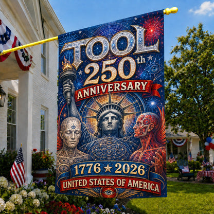 Tool x USA 250Th Anniversary 1776 2026 Flag Fourth July Flag Patriotic Gifts For Tool Fan - Pvr