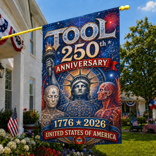 Tool x USA 250Th Anniversary 1776 2026 Flag Fourth July Flag Patriotic Gifts For Tool Fan - Pvr