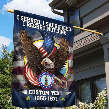 Custom Army National Guard Flag 1965 1971 Merch Patriotic Yard Decor - Printvoro