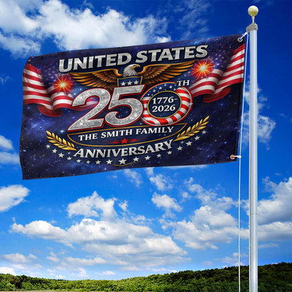 250 Years Of Defending Liberty Flag Freedom Day Merch Patriotic Yard Decor - Printvoro