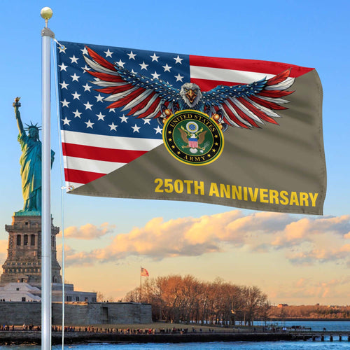 250 Years Of Defending Liberty Flag Memorial Day Banner Decor Patriotic Gifts - Printvoro