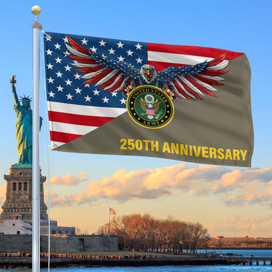 250 Years Of Defending Liberty Flag Memorial Day Banner Decor Patriotic Gifts - Printvoro