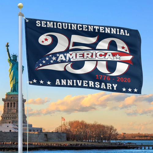 America 250Th Anniversary Flag Semiquincentennial Merch Patriotic Yard Decor - Printvoro