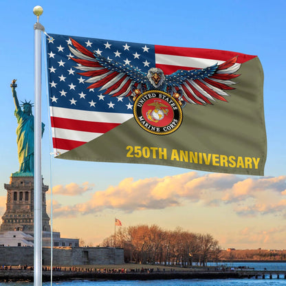 America Celebrates 250Th Anniversary Flag US Bald Eagle Merch Patriotic Yard Decor - Printvoro