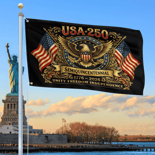 America Land Of The Free Flag Unity Freedom independence Merch Patriotic Indoor Decor - Printvoro