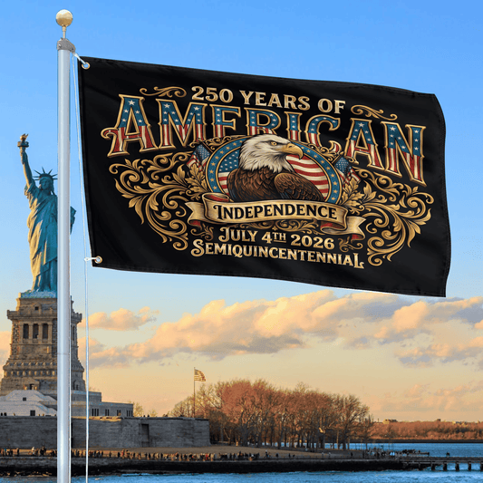 USA 250 Years Of Independence Flag July 4 Merch Gift For Veteran Dad - Printvoro