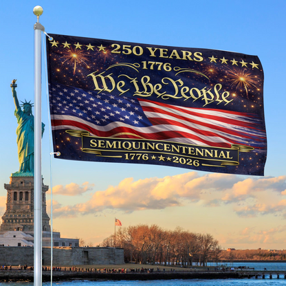 We The People Flag Semiquincentennial Merch Patriotic Yard Decor - Printvoro