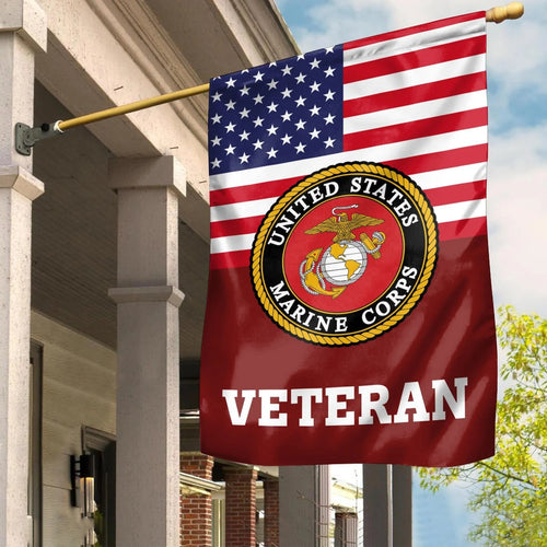 250 Years Of America Flag 4Th Of July Outdoor Decor Gifts For Marine Corps - Printvoro