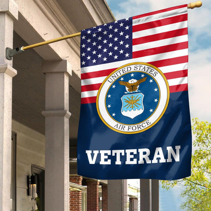 United States Air Force Flag US Veteran Memorial Day Merch Lawn Decor - Printvoro