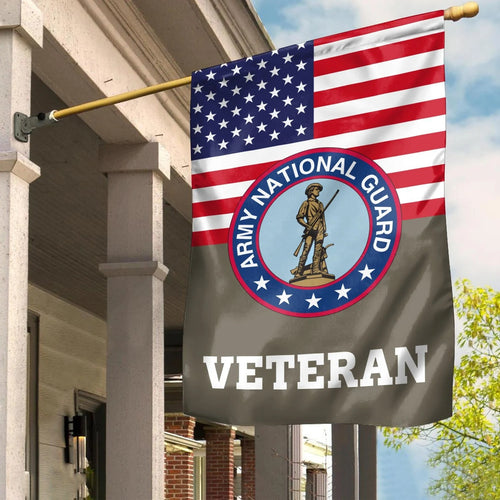 United States Army National Guard Flag US Military Merchandise Outdoor Decor - Printvoro