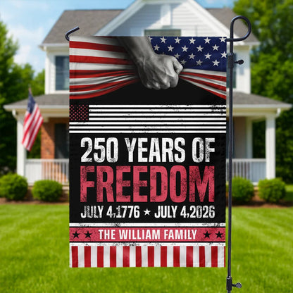 Custom USA 250 Years Of Freedom Flag 4Th Of July Decorations Independence Day Gift - Pvr