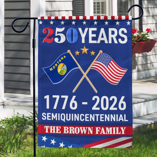 Personalized America 250 Years 1776 2026 Flag Semiquincentennial Flag Gift For Patriots - Pvr