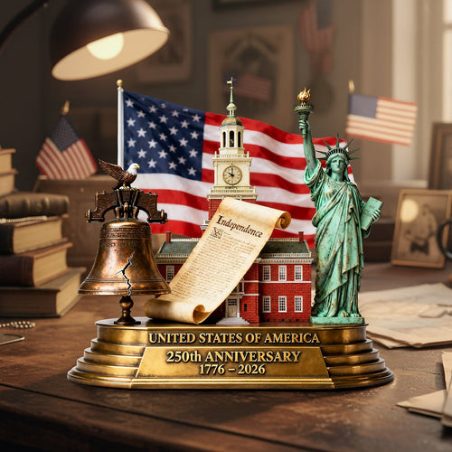 USA 250Th Anniversary Acrylic Plaque US 250Th Independence Merch Gifts For 4Th Of July - Pvr