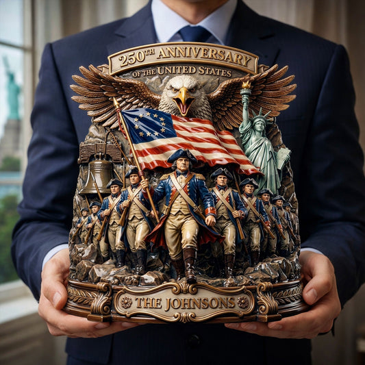 Personalized 250Th Anniversary Of The United States Acrylic Plaque July 4 Decor Gift Ideas - Pvr