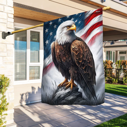 America 250Th Anniversary Patriotic Eagle Flag 4Th Of July Home Decor - Pvr