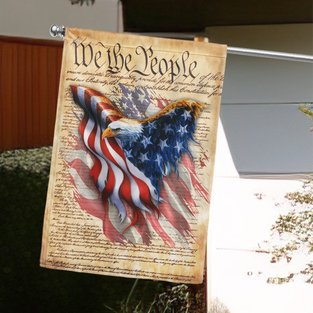 America's 250th Birthday Eagle Flag We The People Home Decor Unique Patriotic Gifts - Pvr