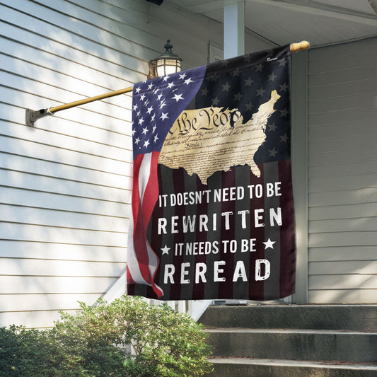 America's 250th Birthday Flag It Needs To Be Reread Decor Best Patriotic Gifts - Pvr
