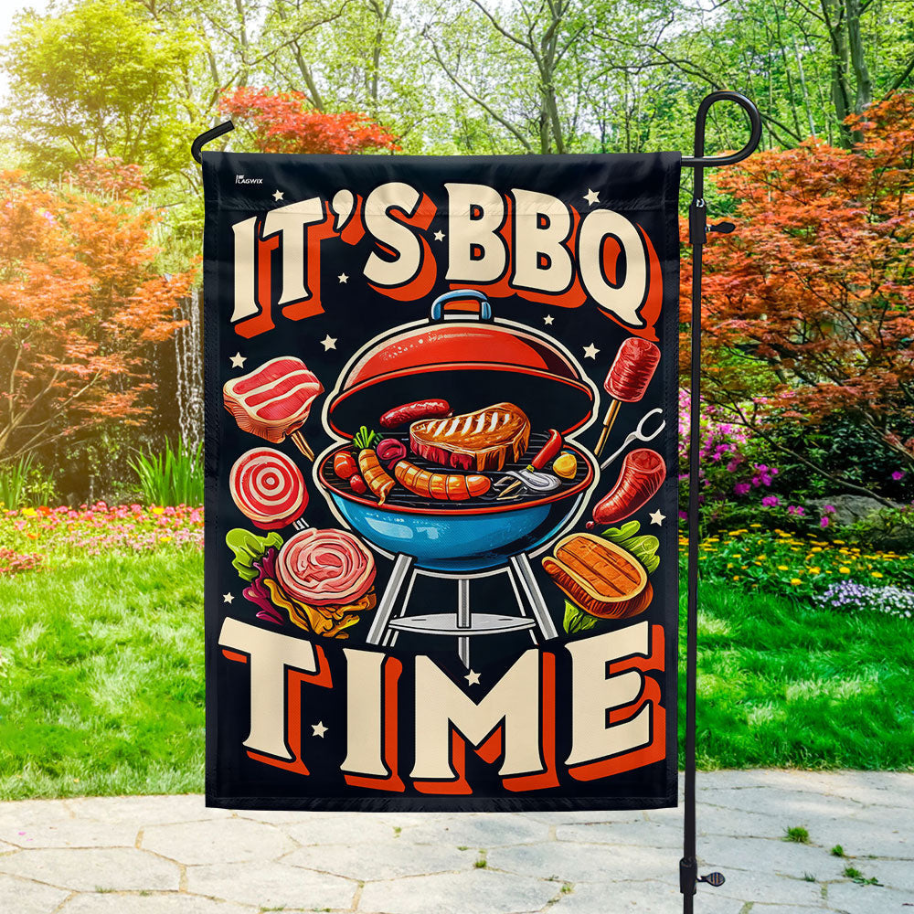 Celebrating USA 250 It's BBQ Time Flag 4th Of July Porch Decor Patriotic Gifts - Pvr
