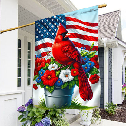 USA 250 Years Of Freedom Cardinal Flag 4Th Of July Flag Patriotic Outdoor Decor - Pvr