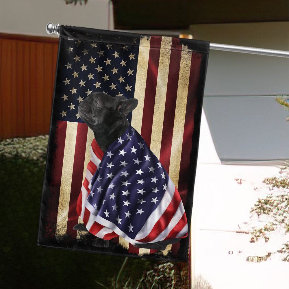 USA 250 Years Of Freedom French Bulldog Flag 4Th Of July Patriotic Outdoor Decor - Pvr