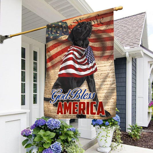 USA 250 Years Of Freedom Labrador Retriever Flag 4Th Of July Patriotic Home Decor - Pvr