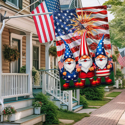 USA 250 Years Strong Gnome Flag Fourth Of July Home Decor Unique Patriotic Gifts - Pvr