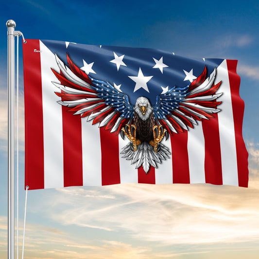 America 250Th Anniversary Patriotic Eagle Flag 4Th Of July Decor Unique Patriotic Gifts - Pvr