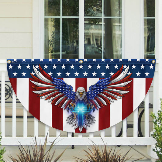 America's 250th Birthday Eagle Fan Flag We The People Decor Gift For 4Th Of July - Pvr