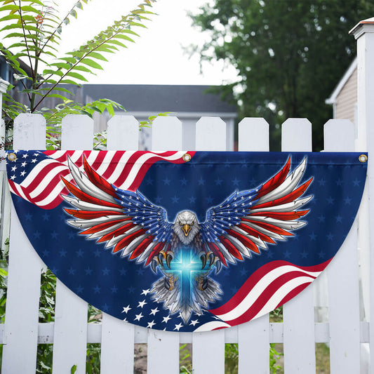 America's 250th Birthday Eagle Fan Flag We The People Decor Gift For Independence Day - Pvr