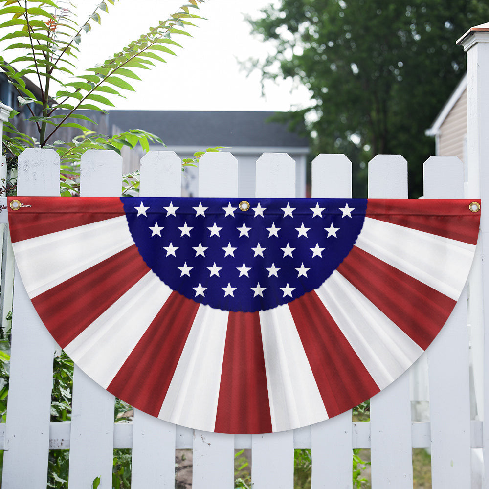 USA 250Th Anniversary Fan Flag 4Th Of July Outdoor Decorations Patriotic Gifts - Pvr