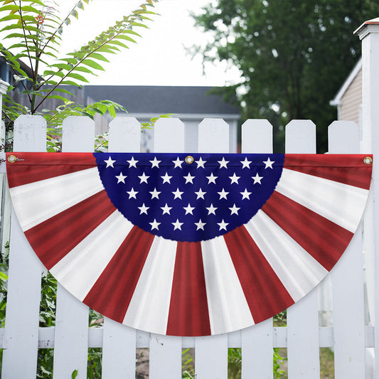 USA 250Th Anniversary Fan Flag 4Th Of July Outdoor Decorations Patriotic Gifts - Pvr